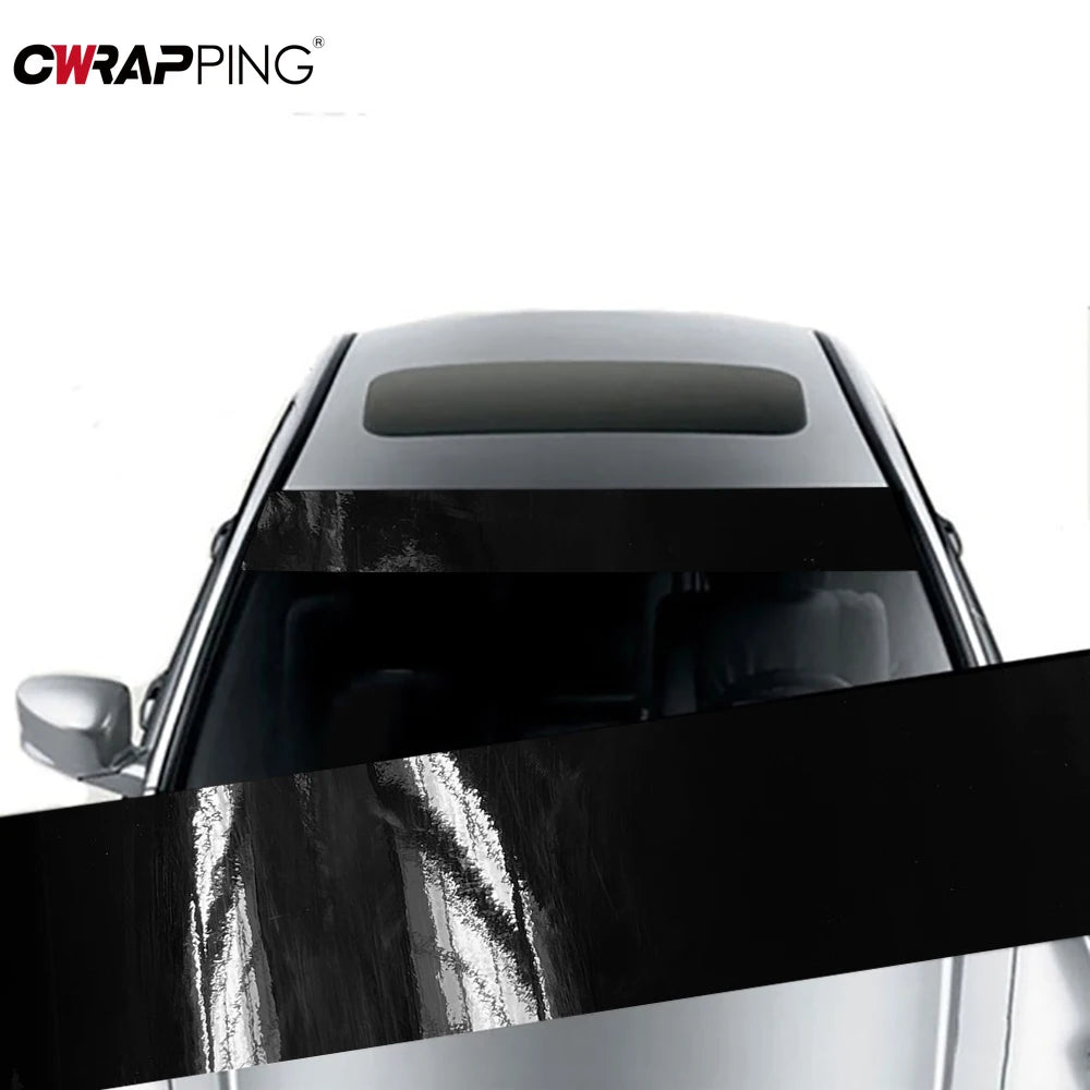 3D Design Car Sunshade Stickers, Fly Eye One Way Vision Vinyl Mesh Film, Windshield Decals for Auto Decoration