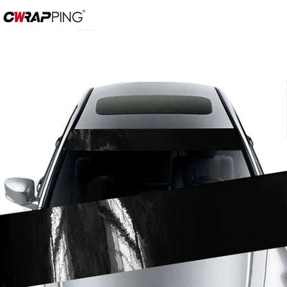 3D Design Car Sunshade Stickers, Fly Eye One Way Vision Vinyl Mesh Film, Windshield Decals for Auto Decoration