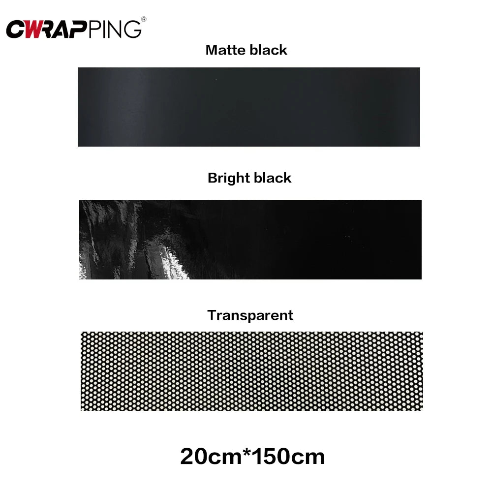 3D Design Car Sunshade Stickers, Fly Eye One Way Vision Vinyl Mesh Film, Windshield Decals for Auto Decoration