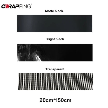 3D Design Car Sunshade Stickers, Fly Eye One Way Vision Vinyl Mesh Film, Windshield Decals for Auto Decoration