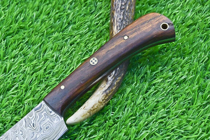 Stunning Hand Forged Damascus Steel Chef Knife  95 Kitchen Knife With Natural Wood Handle 1