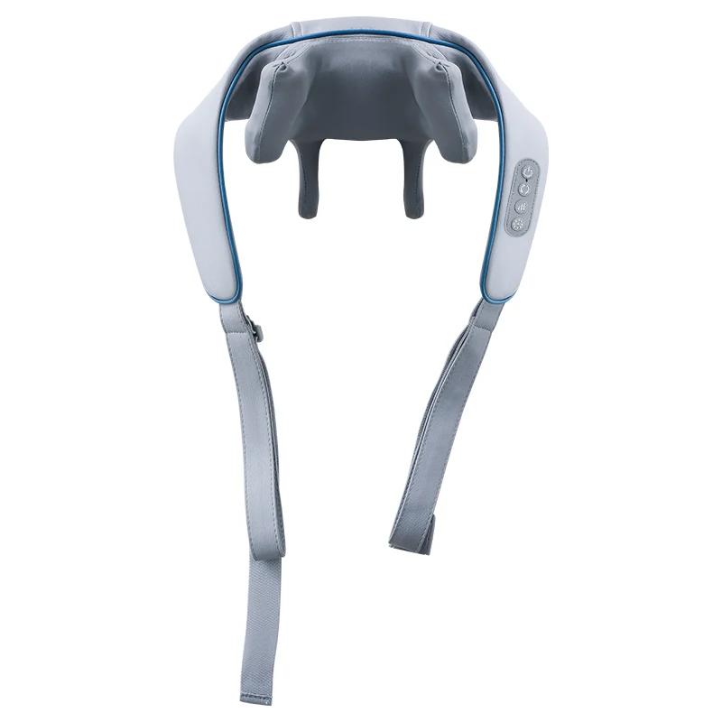 U-Shaped Deep Tissue Shiatsu Neck and Shoulder Massager, Multi-functional Electric Air Compress Kneading Back Massager