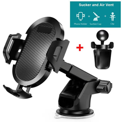 Car Phone Mount With Long Arm Suction Cup  Universal Mobile Holder For IPhone Huawei Xiaomi Redmi S 6