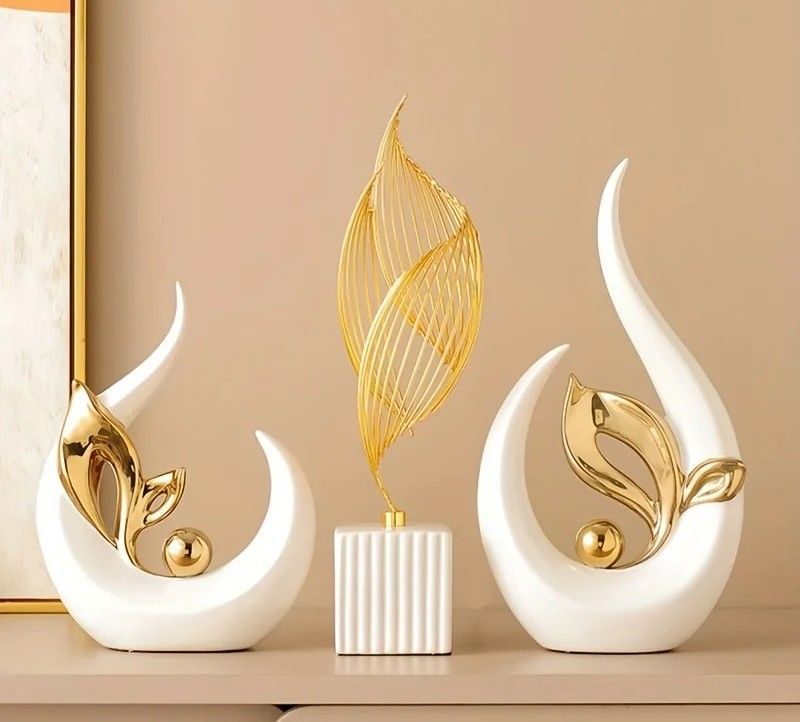 Ceramic Sculpture for Home Decoration Nordic Style Luxury Figurine