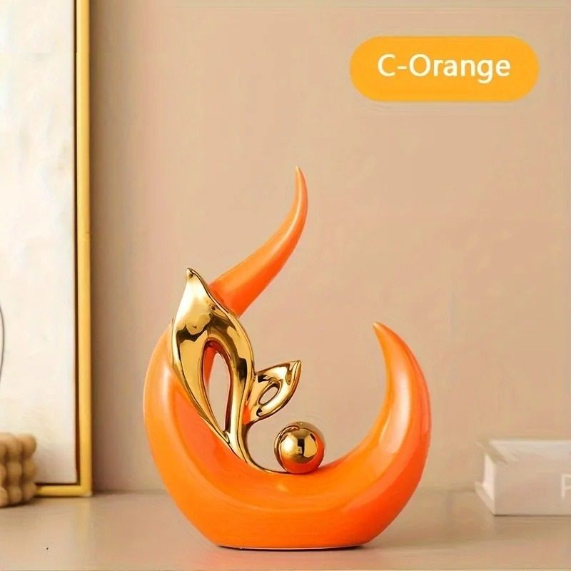 Ceramic Sculpture For Home Decoration Nordic Style Luxury Figurine 9