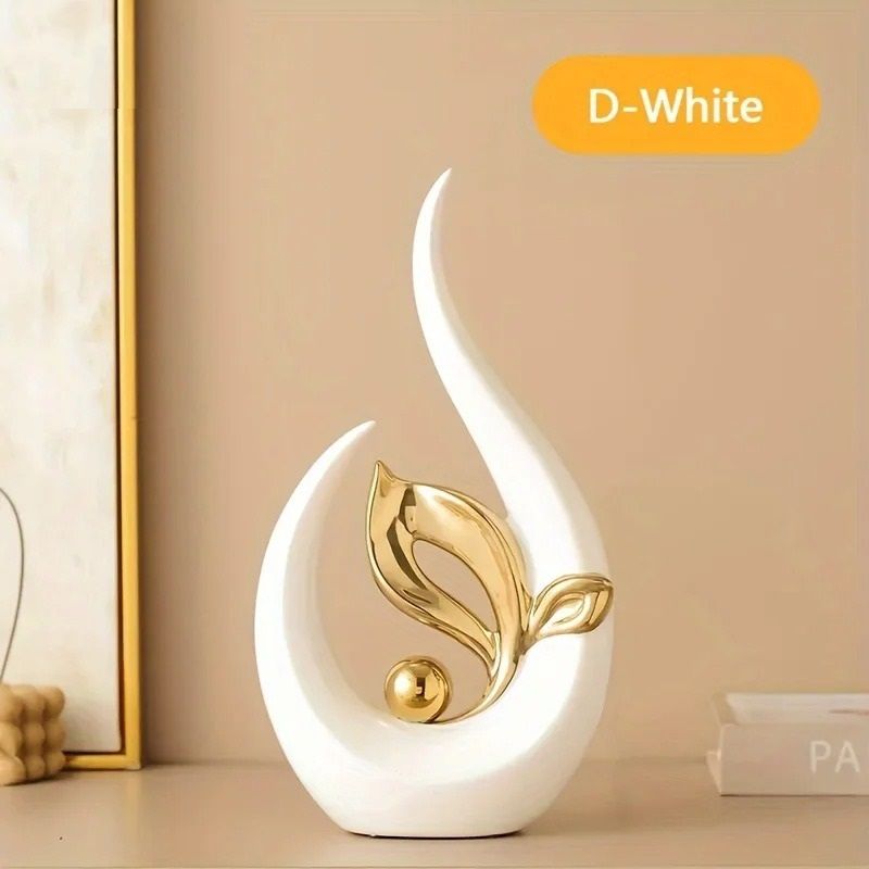 Ceramic Sculpture For Home Decoration Nordic Style Luxury Figurine 10