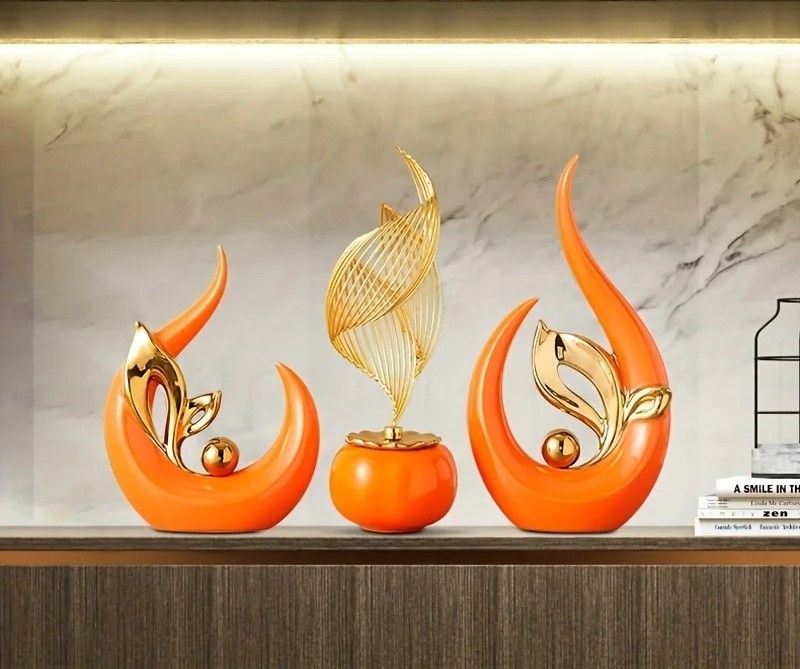 Ceramic Sculpture For Home Decoration Nordic Style Luxury Figurine 1