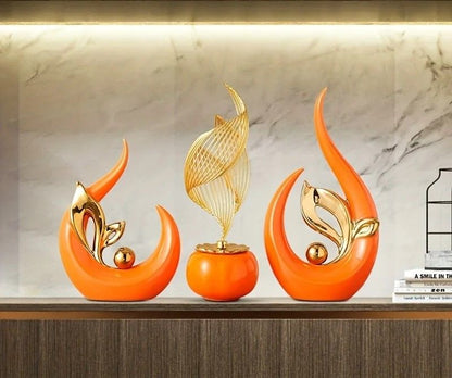 Ceramic Sculpture For Home Decoration Nordic Style Luxury Figurine 1