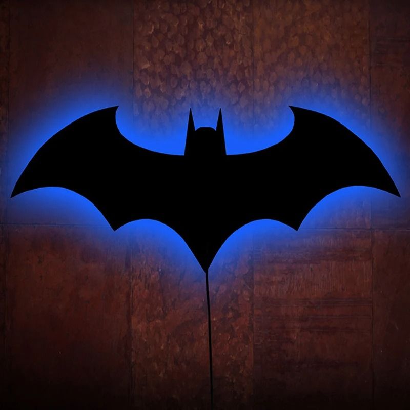 LED Bat Wing Wall Lamp With Color Changing Remote Control 1