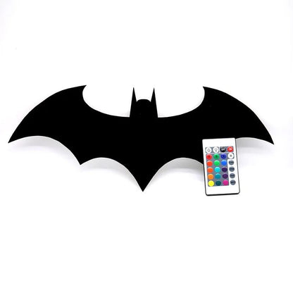 LED Bat Wing Wall Lamp With Color Changing Remote Control 3