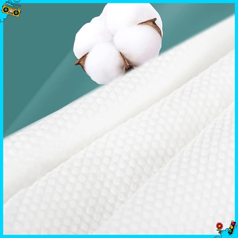 Thicker Cotton Disposable Face Towels Safe And Skin Friendly Highly Water Absorbent For Facial Clea 4