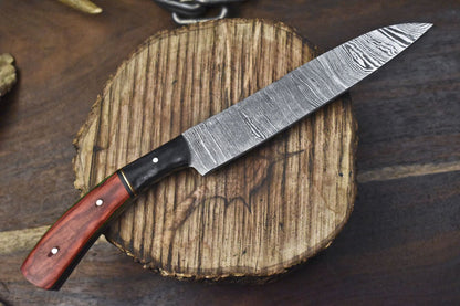 13 Damascus Steel Chef Knife  Handmade Kitchen Cooking Knife 1