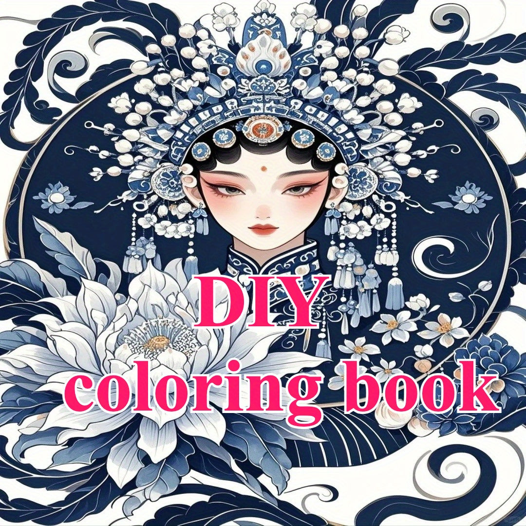 Mandala Adult Coloring Book, Decompression Art Therapy, Oil Painting Supplies, Unique Line Drawing Gifts