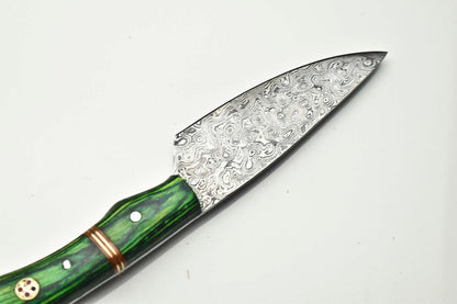 Handmade Damascus Steel Full Tang Chef Knife  Custom Kitchen Knife 1