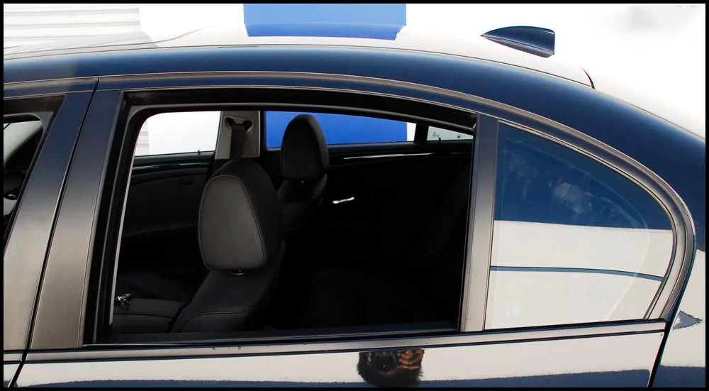 Matte Black Stripes Car Wrap, Black Vinyl Foil Tape Roll, Interior Pillar Trim Film, Car Sticker Decal