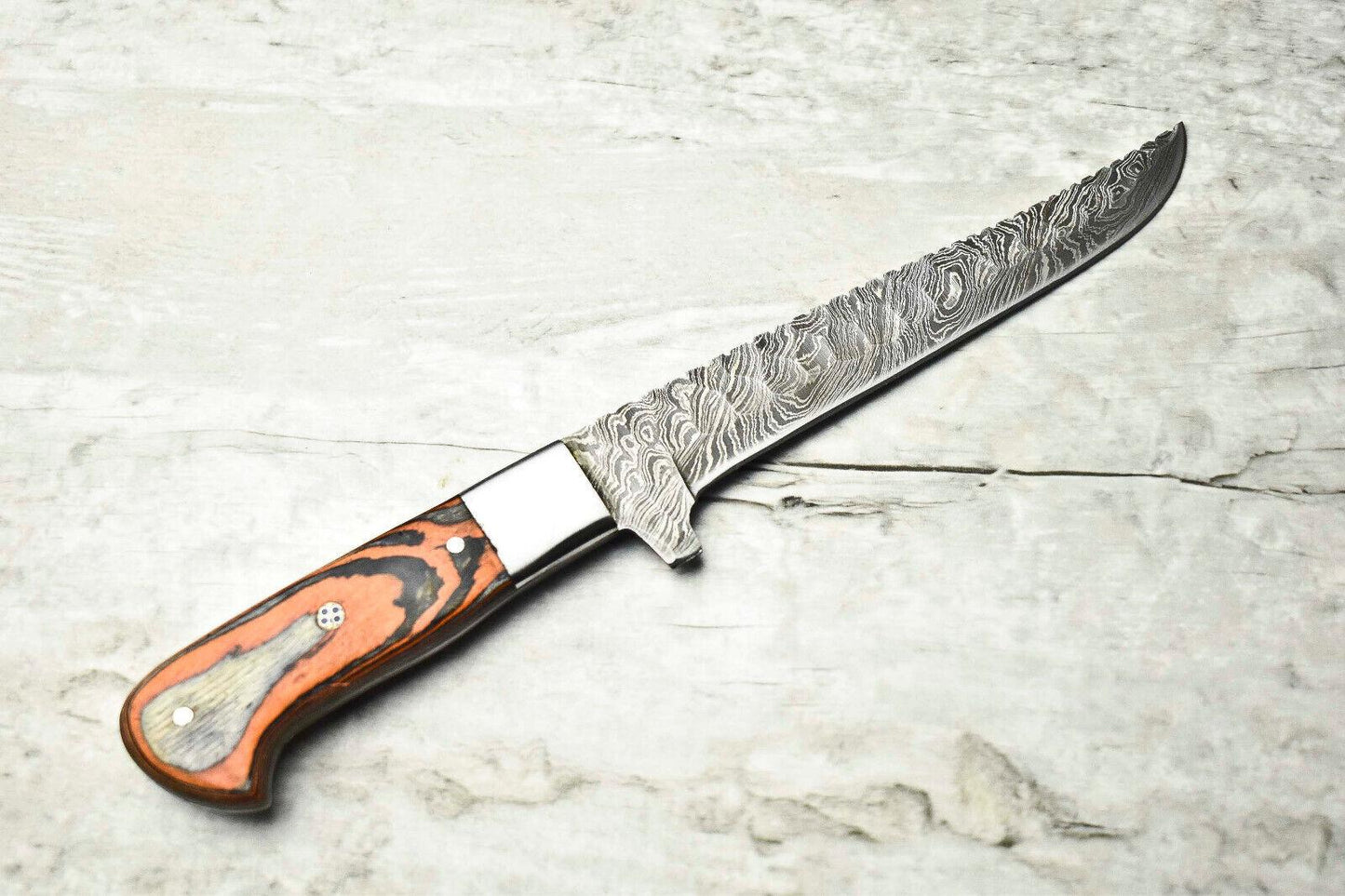 12 Handmade Damascus Steel Full Tang Chef Knife  Professional Kitchen Knife 3
