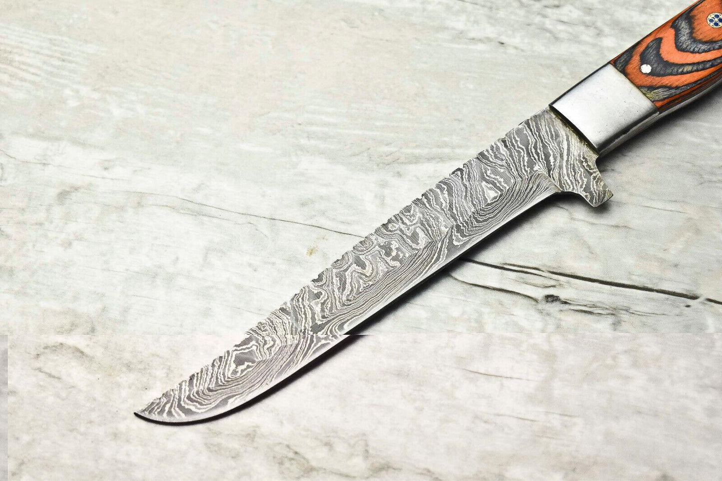 12 Handmade Damascus Steel Full Tang Chef Knife  Professional Kitchen Knife 2