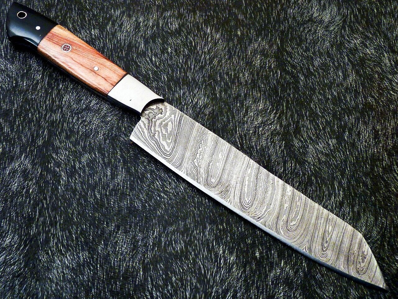 12 Damascus Steel Chef Knife  Hand Forged Kitchen Knife Gift For Chefs 3