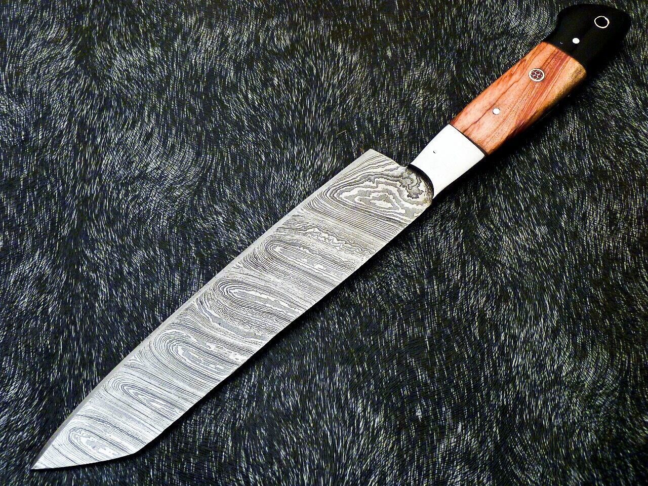 12 Damascus Steel Chef Knife  Hand Forged Kitchen Knife Gift For Chefs 1