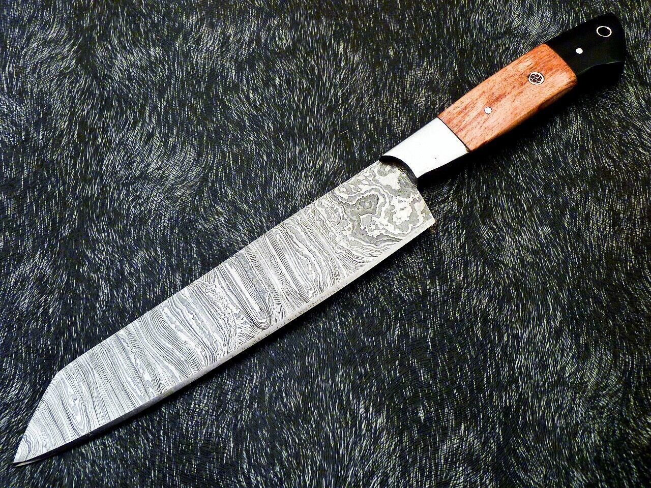 12 Damascus Steel Chef Knife  Hand Forged Kitchen Knife Gift For Chefs 2