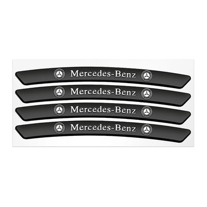 Wheel Hub Decals Aluminum Logo Sticker Car Styling Wheel Rim Decoration 8