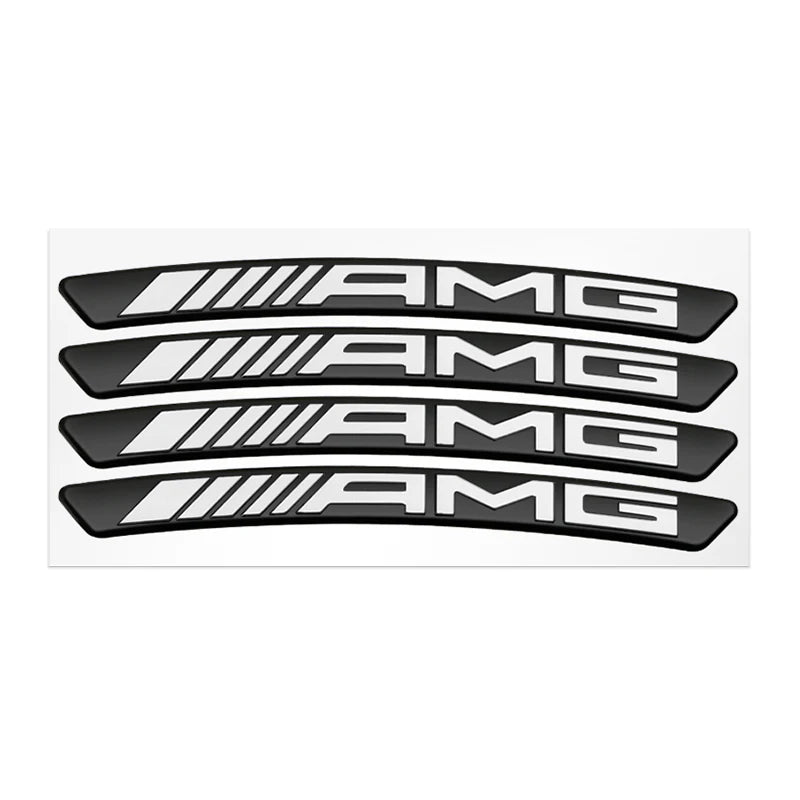 Wheel Hub Decals Aluminum Logo Sticker Car Styling Wheel Rim Decoration 11