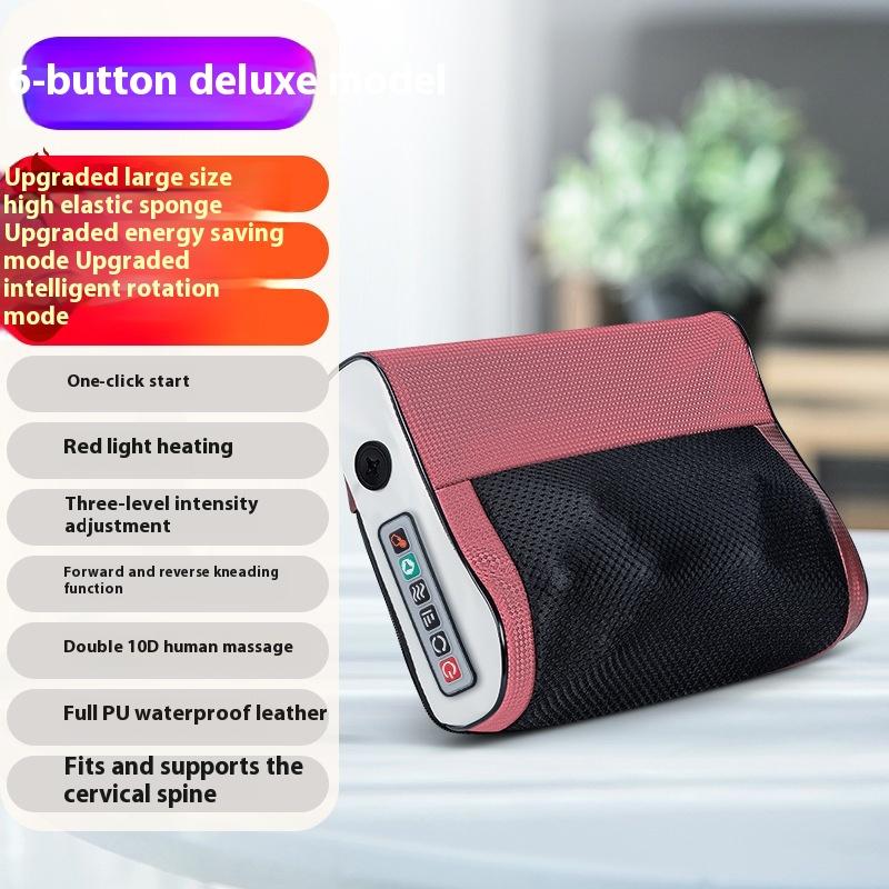 Household Neck And Back Kneading Tool Multi Functional Neck And Shoulder Massager Adjustable Hot Co