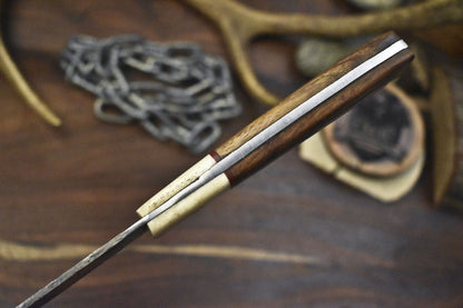 Handmade Hand Forged Twist Damascus Chef Knife  13 Kitchen Knife With Hardwood Handle 2
