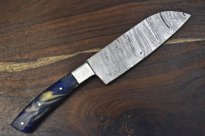 Custom Forged 11 Damascus Steel Chef Knife With Micarta Handle  Survival Kitchen Knife 1