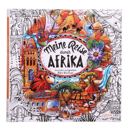 Adult Coloring Book for Travel, Relieve Stress with Graffiti Painting, A Fun Drawing Book for Color and Enjoyment