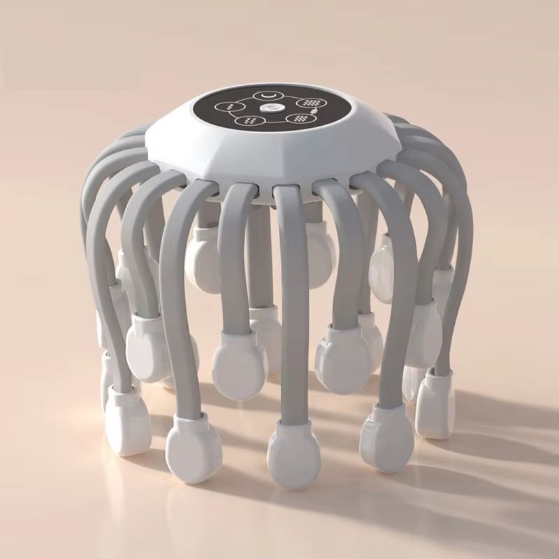 Deep Scalp Electric Head Massager 20 Touch Massage Points Relieves Head Tension Scratching Octopus  5