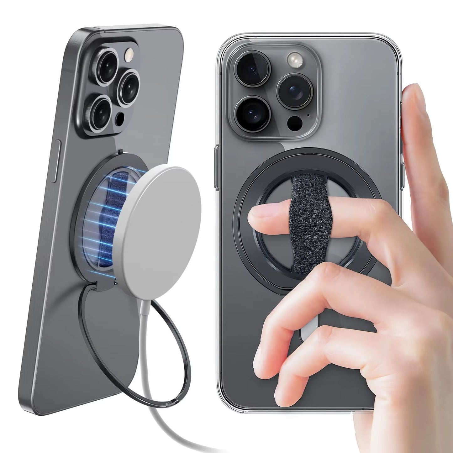 EWA MagOne 3rd Gen Magnetic Phone Holder with Kickstand – Compatible with MagSafe for iPhone 16, 15, 14, 13