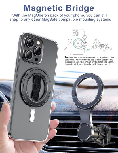 EWA MagOne 3rd Gen Magnetic Phone Holder With Kickstand  Compatible With MagSafe For IPhone 16 15 1 3