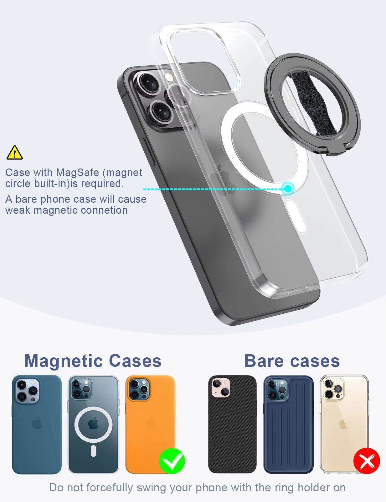 EWA MagOne 3rd Gen Magnetic Phone Holder With Kickstand  Compatible With MagSafe For IPhone 16 15 1 4