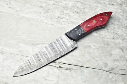 11" Handmade Damascus Steel Full Tang Chef Knife | Professional Kitchen Knife