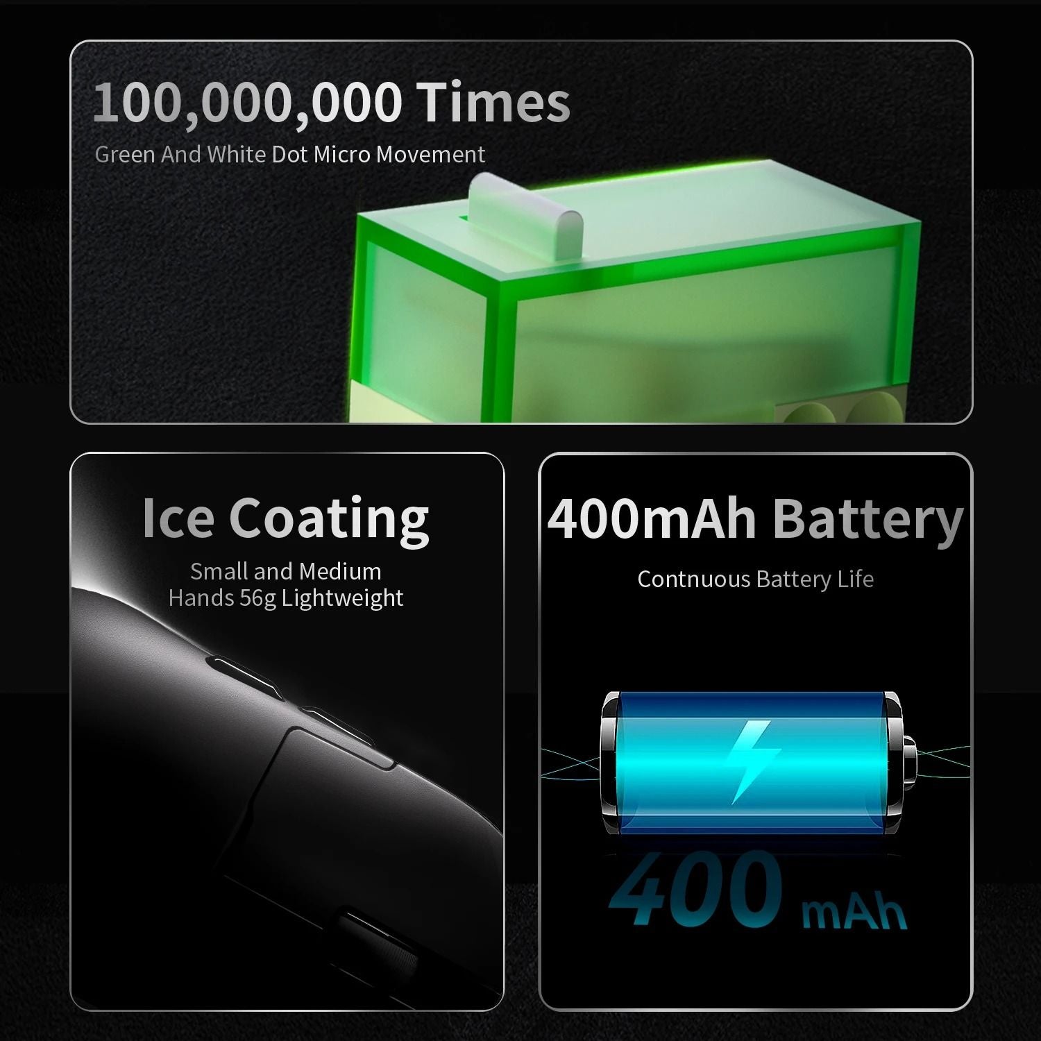 Wireless Gaming Mouse With Tri Mode Connectivity And Color Display 4