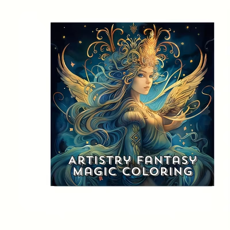 Artistry Fantasy Coloring Book For Stress Relief And Soothing Stress A Stress Reduction Colouring B 6