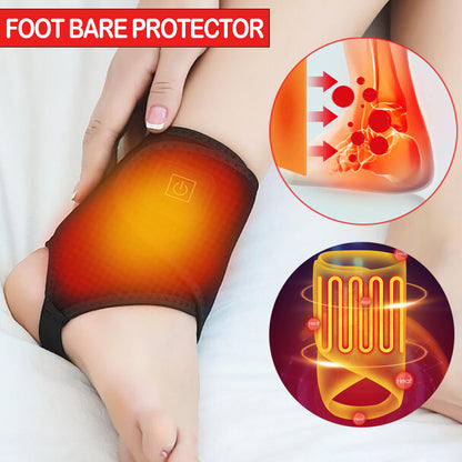 Portable Ankle Support Brace, Lightweight Heating Wrap, Adjustable Electric Ankle Strap