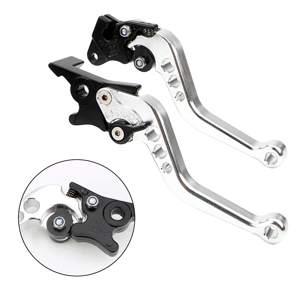 Universal Motorcycle Brake Levers SDTW Adjustable Hand Lever GY6 Modified Horn Bike Accessories 1