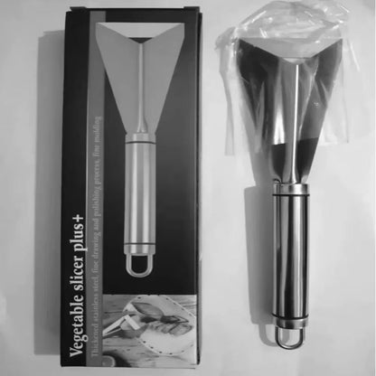 Stainless Steel Triangle Fruit Carving Knife  NonSlip Vegetable Cutter For Fruit Platter Decoration 4