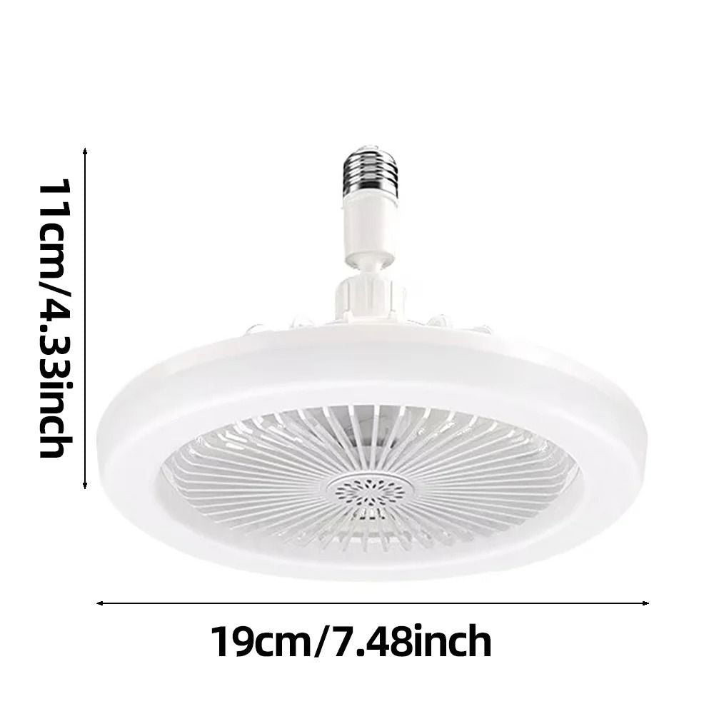 Rotatable Ceiling Fan With Remote Control Light  3in1 Adjustable LED Lamp With E27 Converter Base F 5