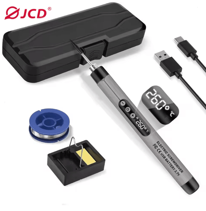 Cordless USB Digital Soldering Iron Adjustable Temperature 4