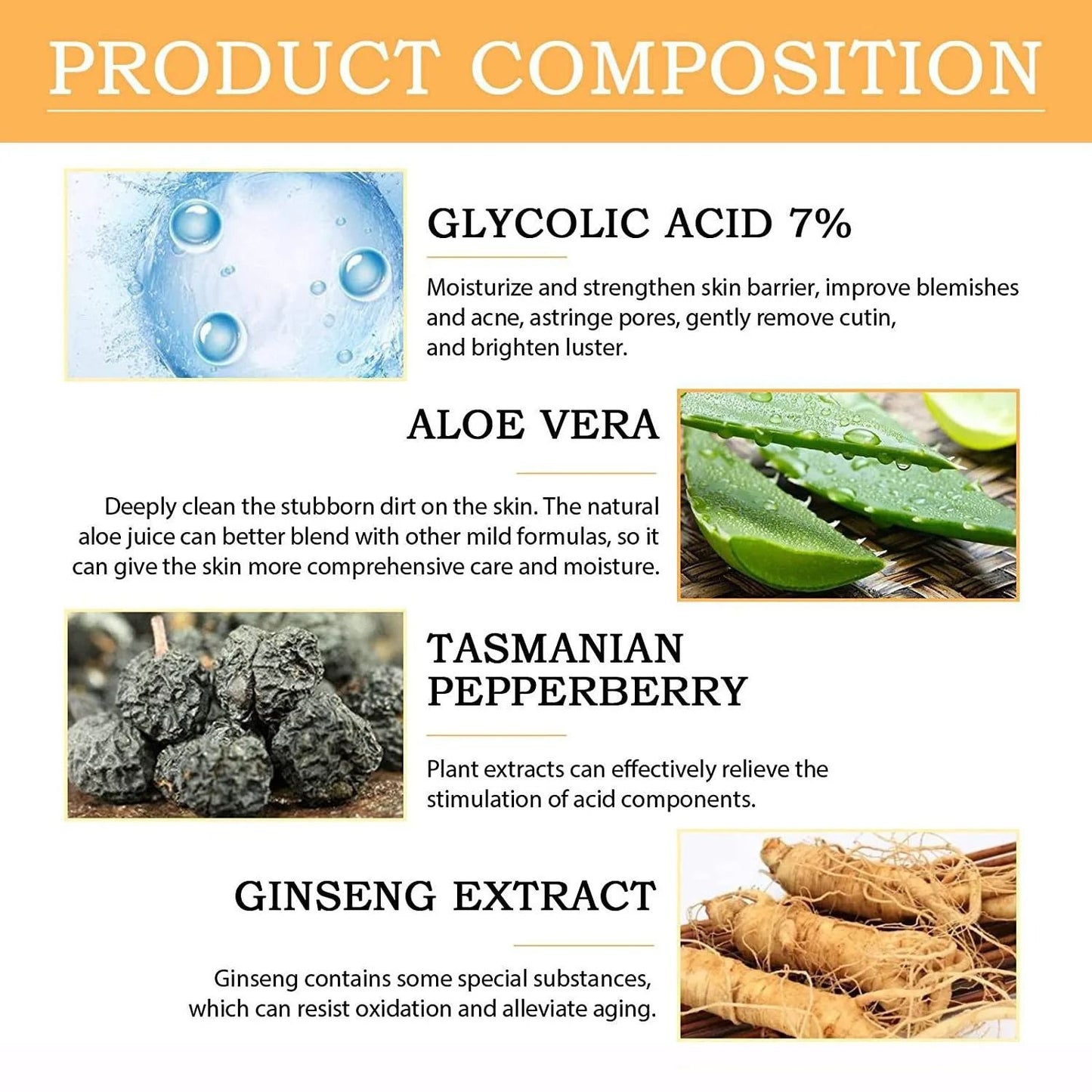 Glycolic Acid 7 Percent Toning Solution For Acne Removal And Skin Rejuvenation 100ml 2