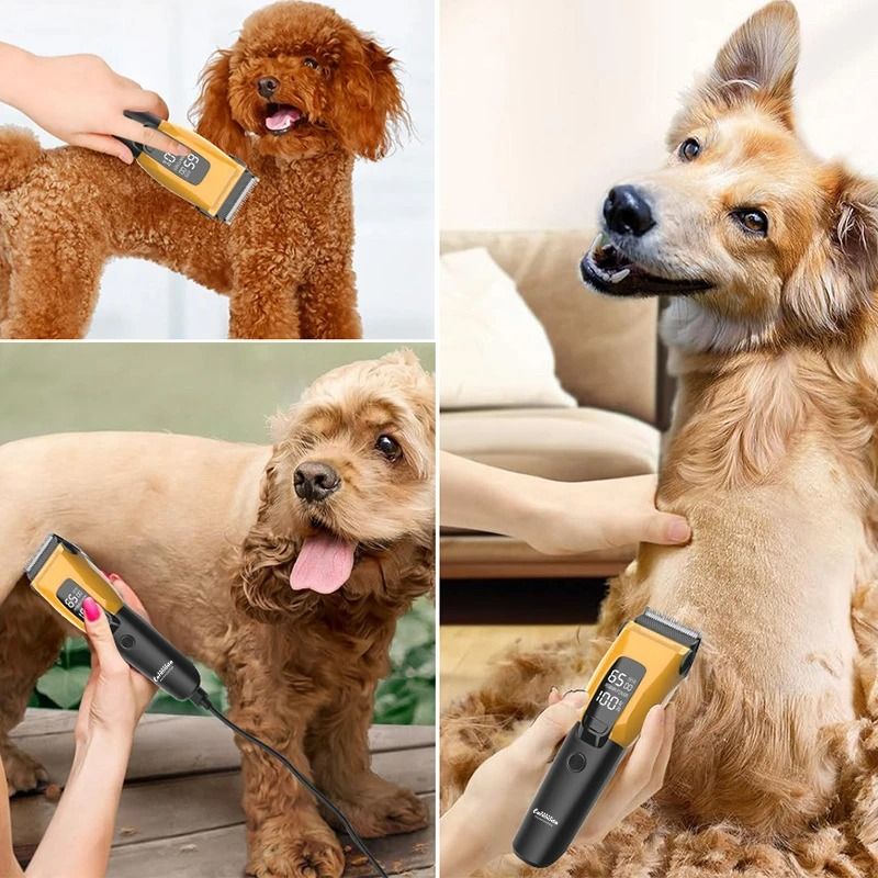 Professional Pet Hair Clipper Rechargeable Type C Dog And Cat Grooming Trimmer 3