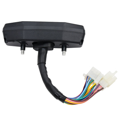Motorcycle Digital Speedometer Tachometer Oil Gauge Universal Instrument Cluster With Signal Lights 3
