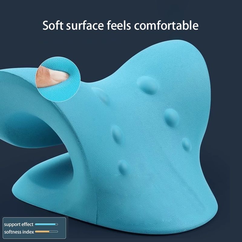 Cervical Spine Massage Pillow, Neck Shoulder Relaxer, Chiropractic Traction Device, Posture Correction Tool