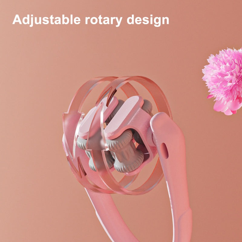 Finger Joints Massager, Portable, Easy Use, Dual Row Roller Finger Massager, Relieve Finger Fatigue With Elastic Handle