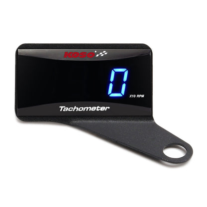 Motorcycle RPM Mini Meter Universal LCD Digital Tachometer Gauge Engine Tach Meter Display 7