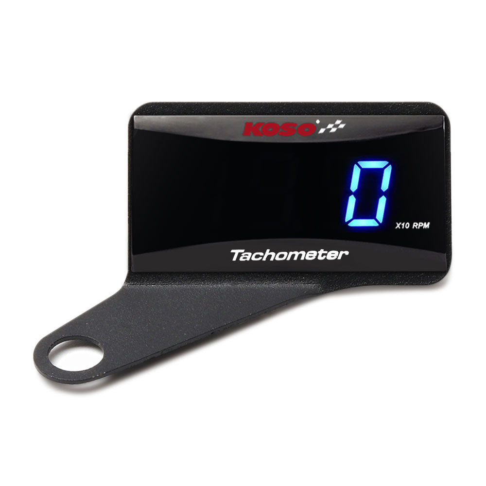 Motorcycle RPM Mini Meter Universal LCD Digital Tachometer Gauge Engine Tach Meter Display 8