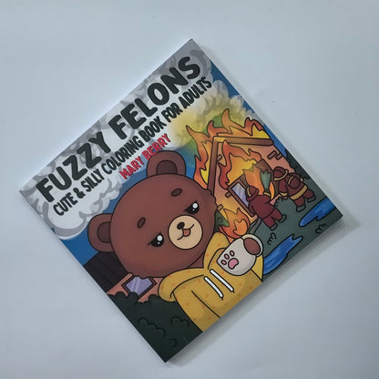Stress Relieving Coloring Books for Adults, Teens, with Calming Scenes, Cute Animal Characters Drawing Book